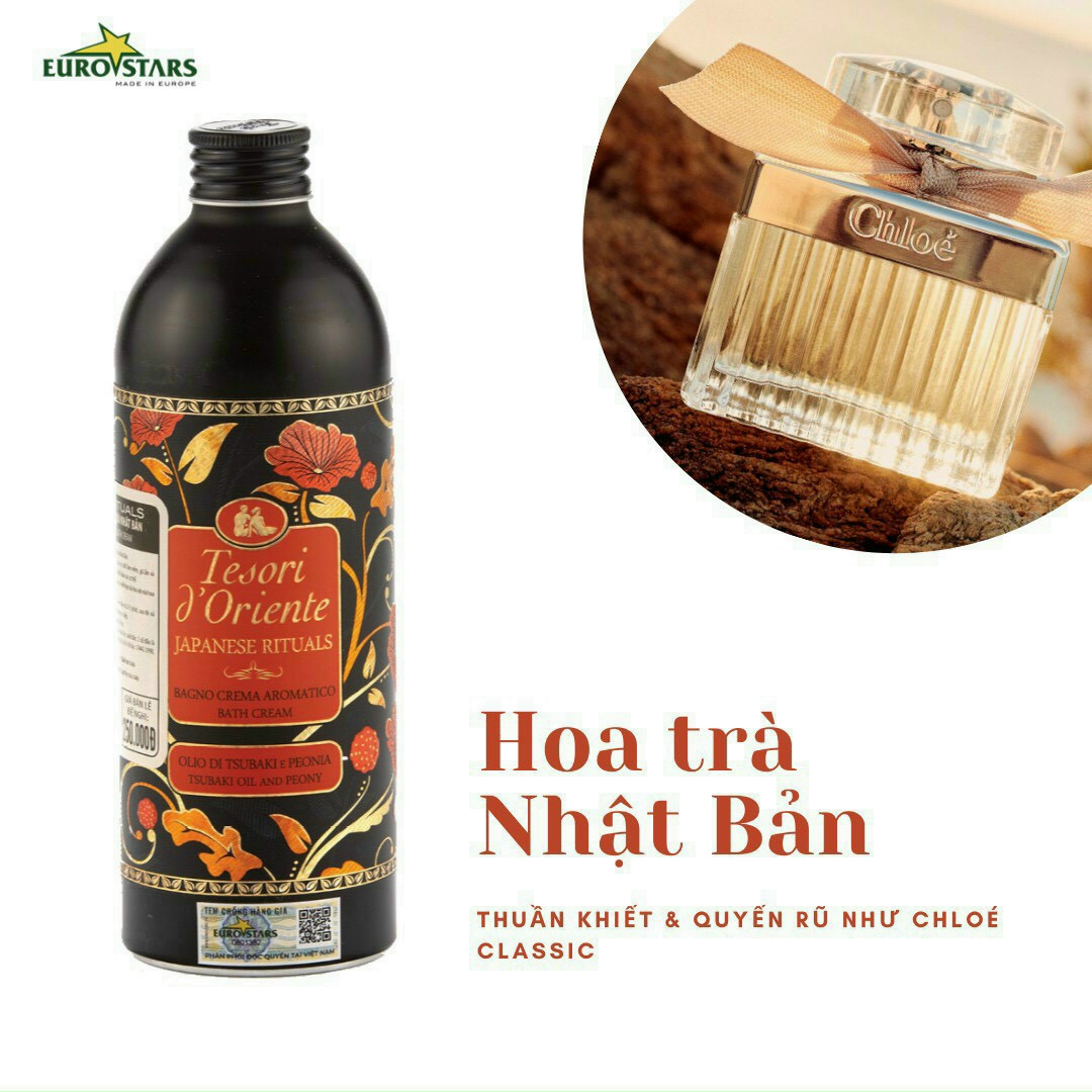 Sữa tắm Japanese Rituals -Hoa Trà Nhật Bản 500ml